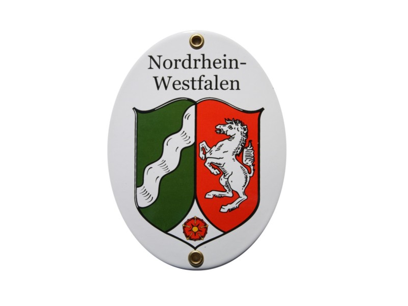 Nordhein-Westfalen Emaille Schild Nr. 2070