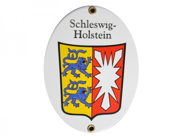 Schleswig-Holstein Emaille Schild Nr. 2078