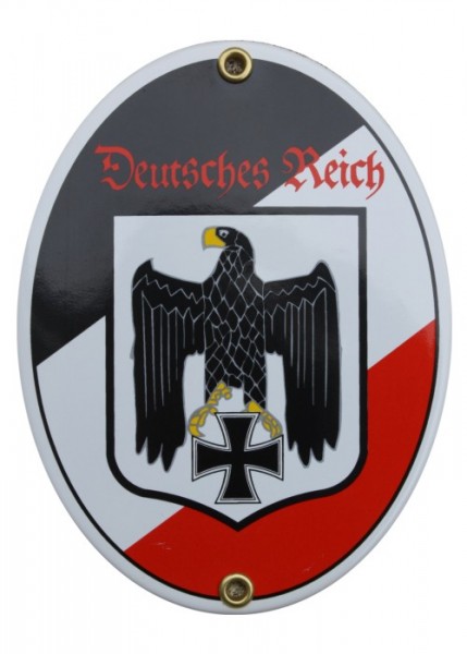 Deutsches Reich Emaille Schild (ohne Holzrahmen) Nr. 1720