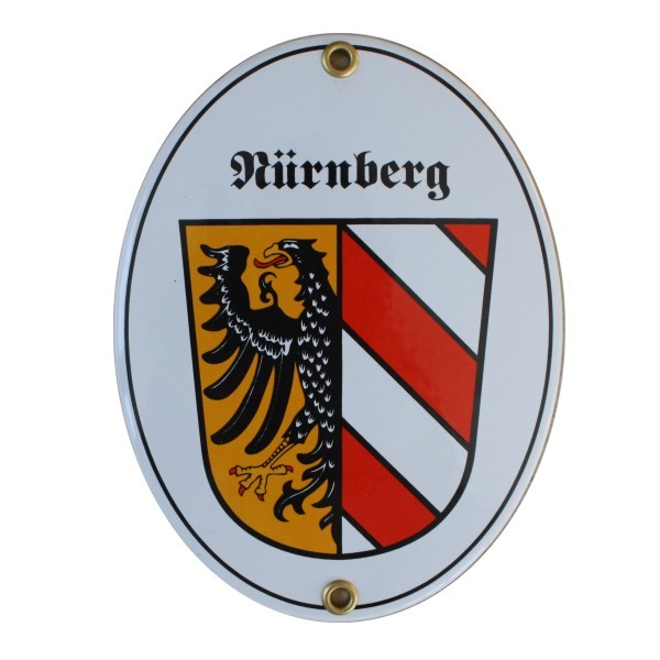 Nürnberg Emaille Schild Nr. 7747